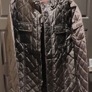 Yoki Men's Black Quilted Puffer Jacket